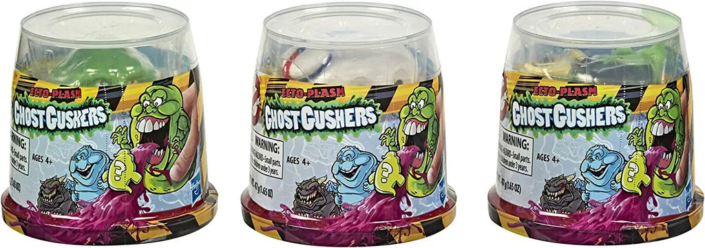 Ghostbusters Ecto-Plasm Ghost Gushers 3-Pack Collectible Squeezable Figures with Ecto-Plasm and Mystery Mini Figures for Kids Ages 4 and Up (Amazon Exclusive)