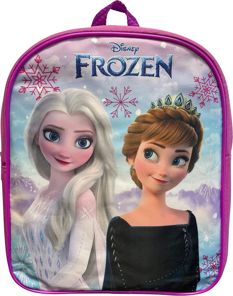 Frozen Anna And Elsa Toddler Girl 12 Inch Mini Backpack (Pink)