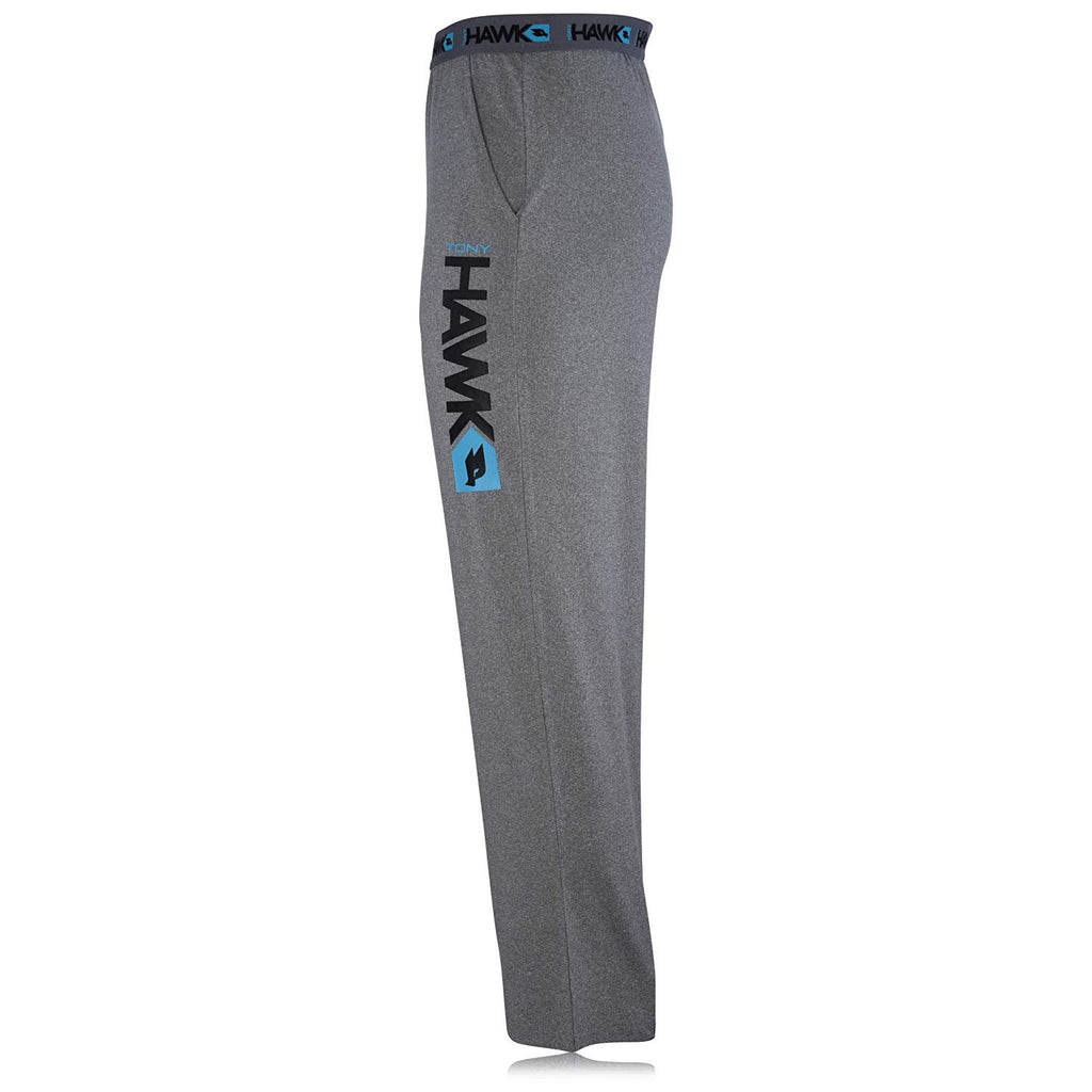 Tony Hawk Mens Lounge Pants - Pockets Super Soft Jersey Spandex/Polyester Blend Pajamas Birdman Navy