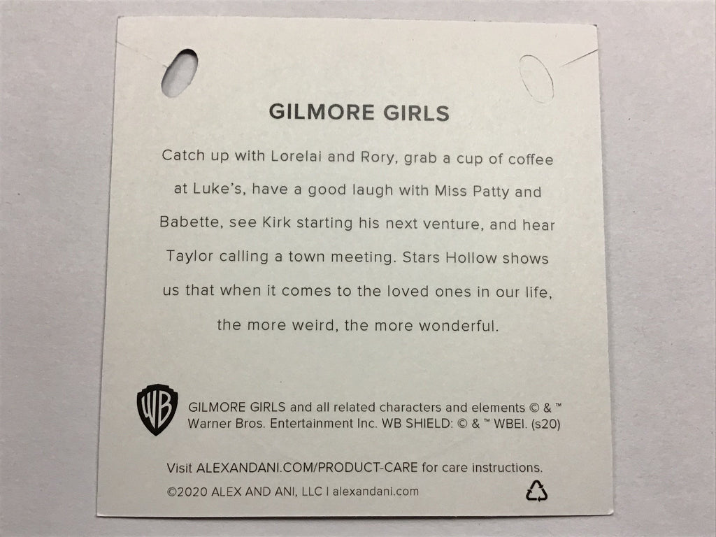 Alex and Ani Gilmore Girls, Luke's Bangle Bracelet Shiny Gold One Size