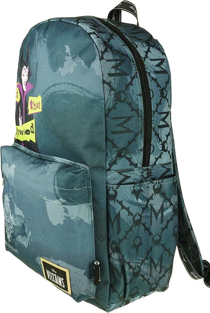 Classic Disney Villains Backpack with Laptop Compartment for School, Travel, and Work