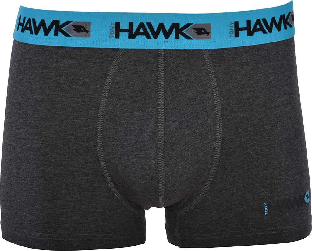 Tony Hawk Men's Boxer Briefs 8-PK Short Leg Trunk Athletic Cotton Stretch No Fly