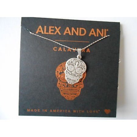 Alex and Ani Calavera Rafaelian Silver Chain Necklace, 31"