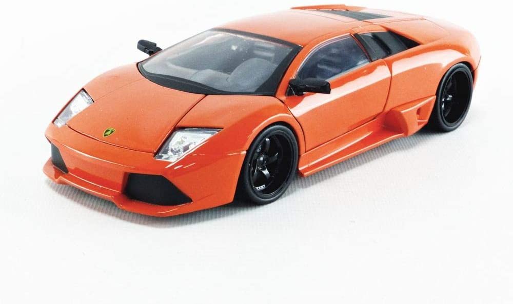 Fast & Furious 1:24 Roman's Lamborghini Murcielago, Orange, Die-cast Car, Toys for Kids and Adults