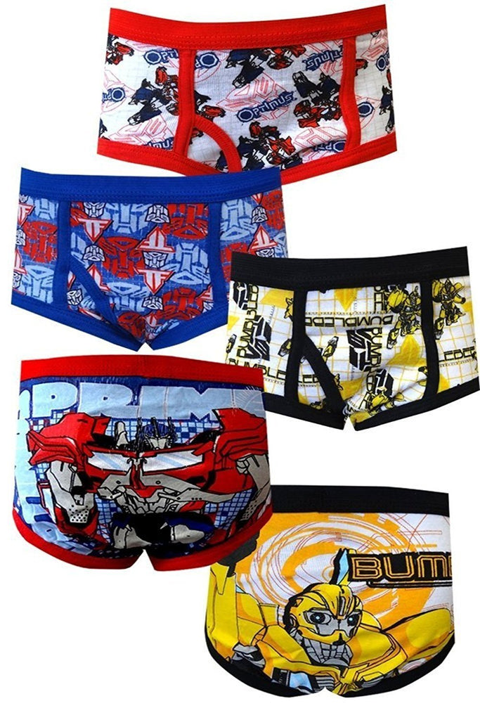 Transformers 5-Pack Boys Briefs for Little Boys