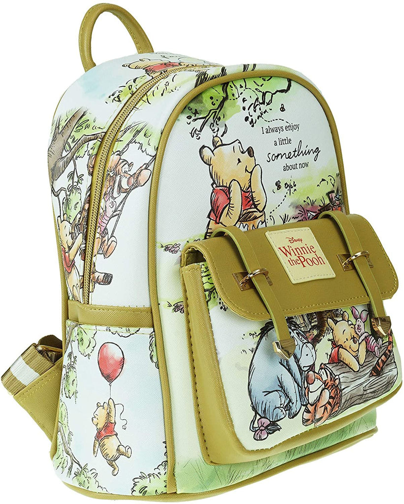 Winnie The Pooh 11" Faux Leather Mini Backpack - A20762