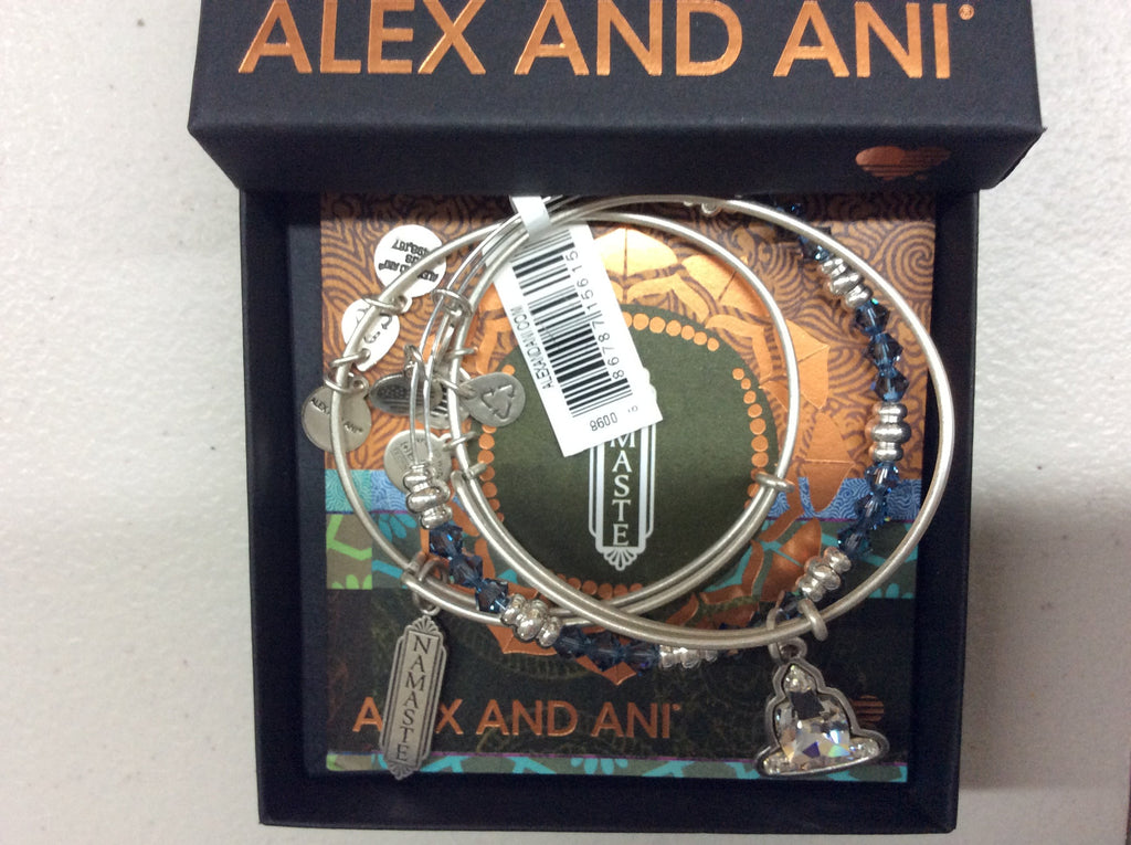 Alex and Ani Womens Crystal Infusion Namaste Set of 3