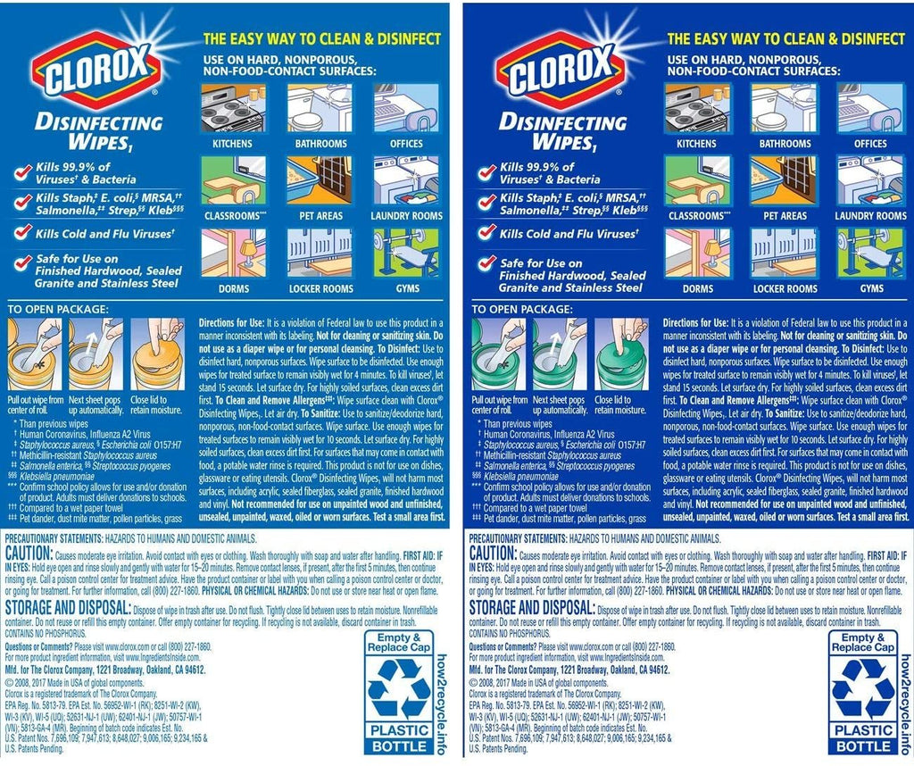 Clorox Disinfecting Wipes Value Pack, Crisp Lemon and Fresh Scent - 35 Count (Pack of 3)