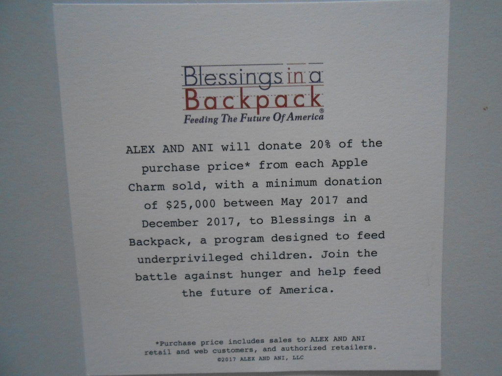 Alex and Ani Charity by Design, Apple EWB, Bangle Bracelet