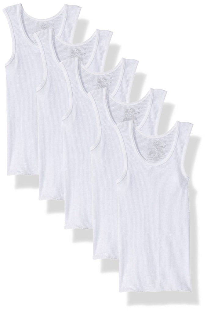 Fruit of the Loom Little Boys' A-Shirt (Pack of 5)