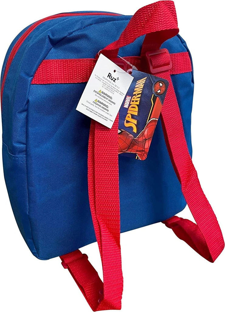 Spider-Man Toddle Boy 12 Inch Mini Backpack (Blue-Red)