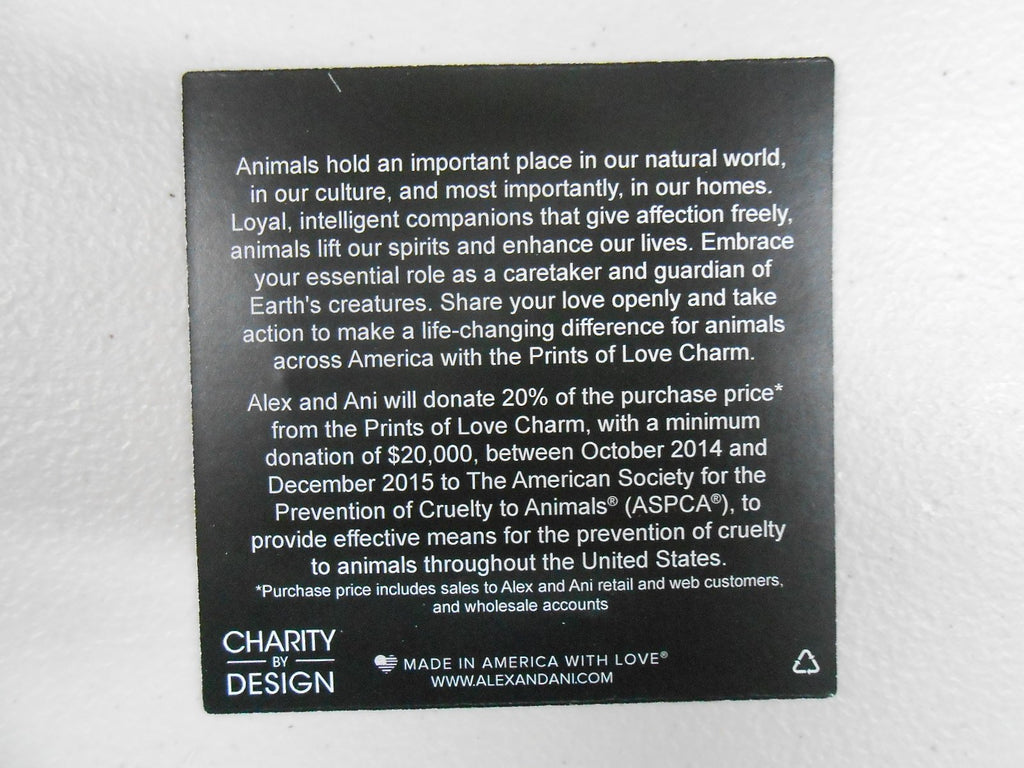 Alex and Ani Charity By Design Prints of Love Bangle Bracelet