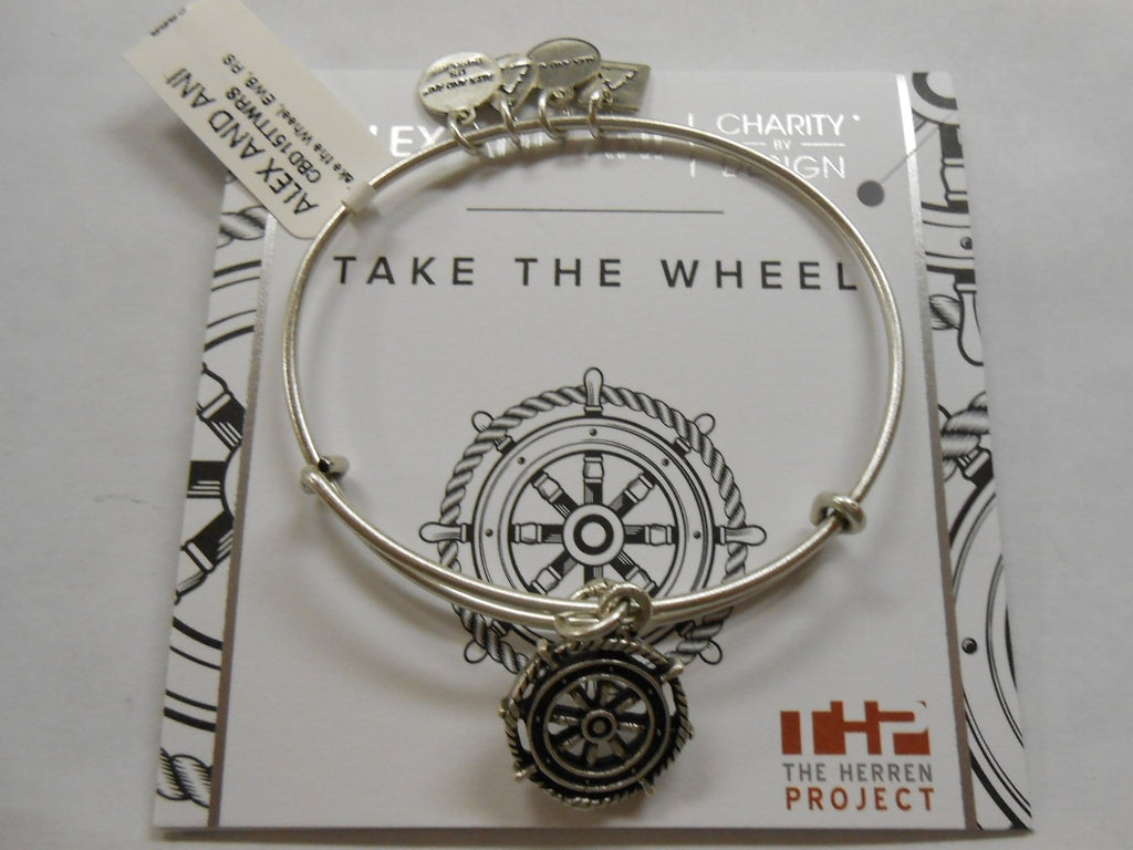 Alex and Ani Charity by Design Take The Wheel Bangle Bracelet