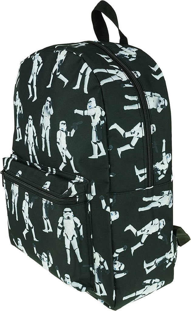 KBNL Star Wars -Storm Trooper Deluxe All Over Print Backpack - 64957, Black