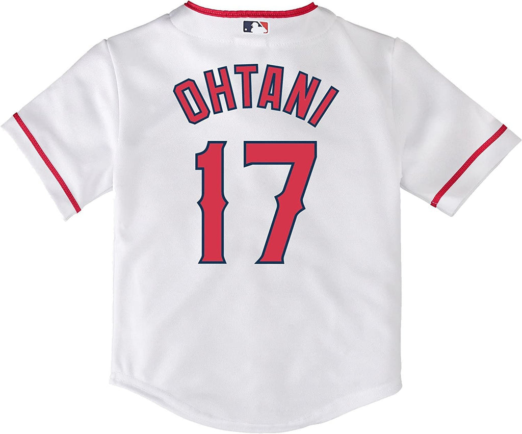 Outerstuff Shohei Ohtani Los Angeles Angels #17 Toddler Cool Base Home Jersey (Toddler 2T)