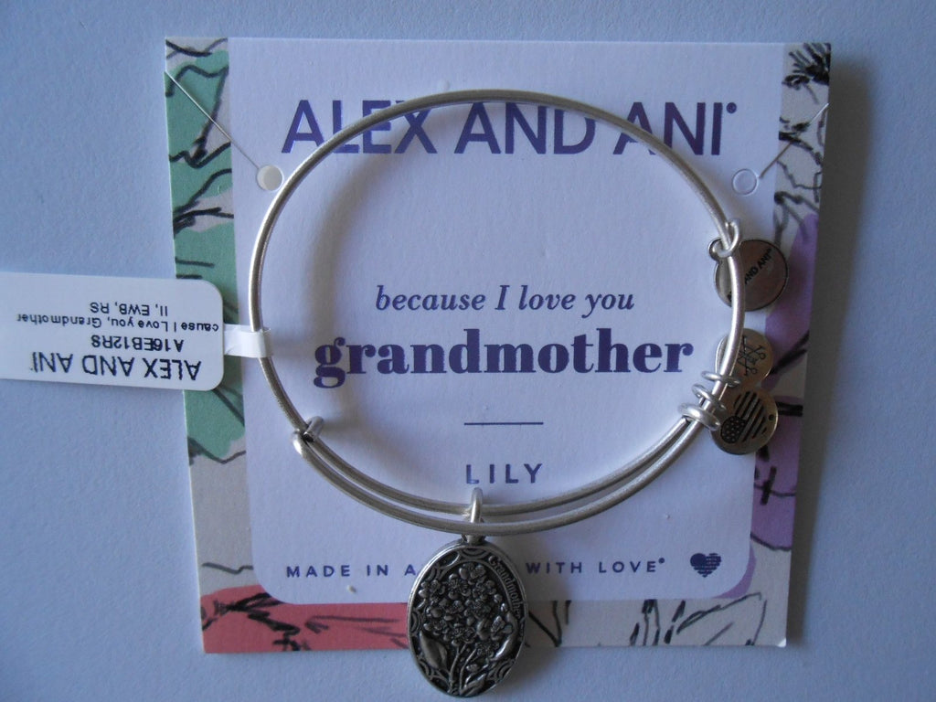 Alex and Ani Because I Love You, Grandmother II Expandable Bangle Bracelet