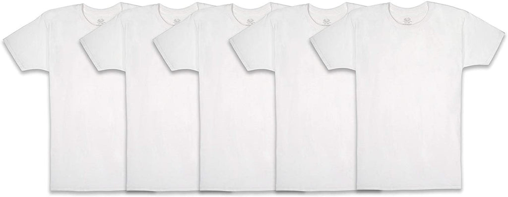 Fruit of the Loom Boys' Cotton White T Shirt