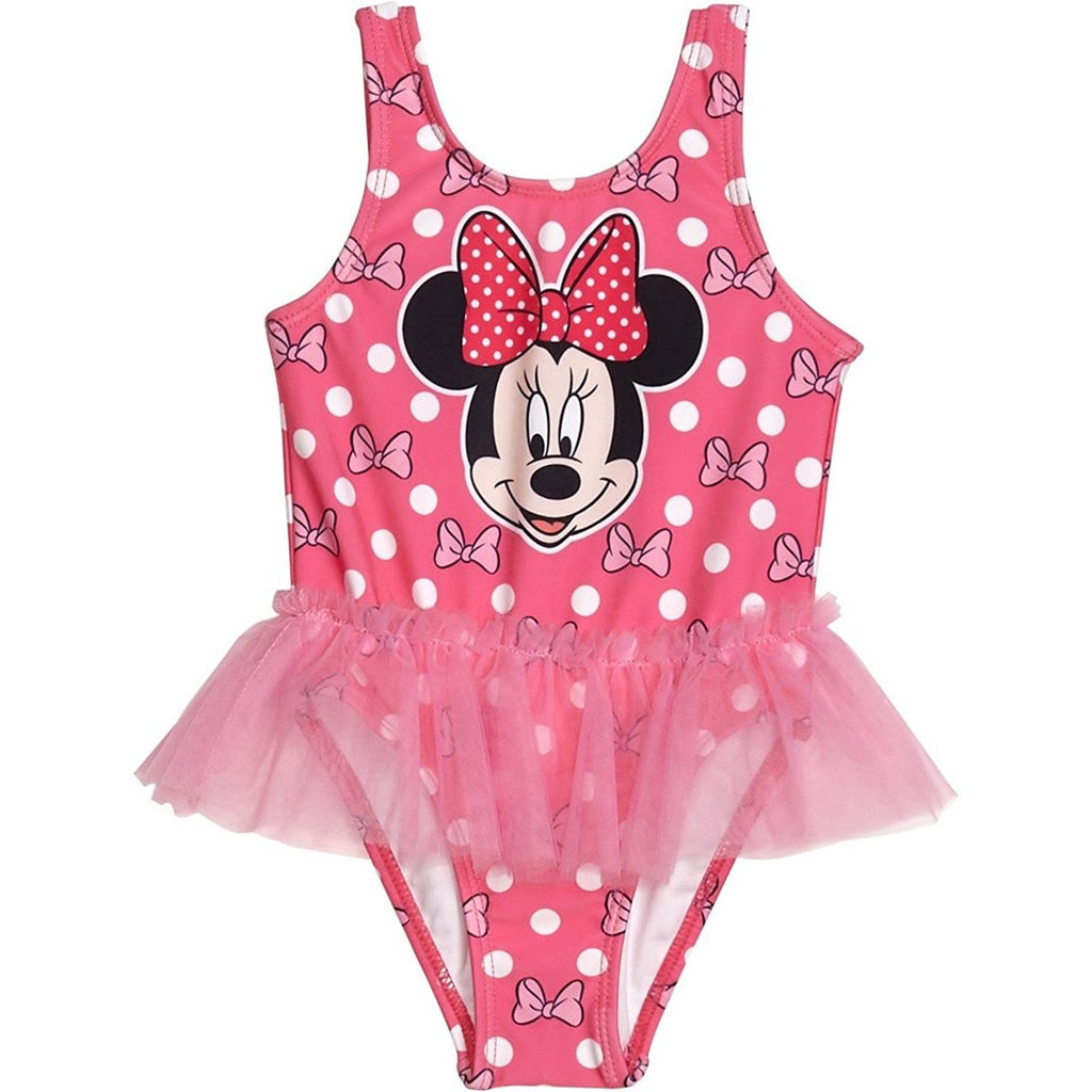 Disney Minnie Mouse Girls Swimwear Swimsuit (Baby/Toddler/Little Kid)