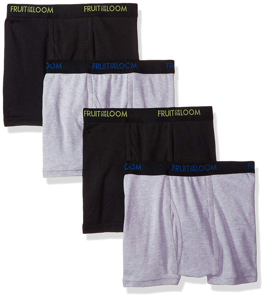 Fruit of the Loom Men's 4-Pack Premium Dri-Stretch Short Leg Boxer Brief