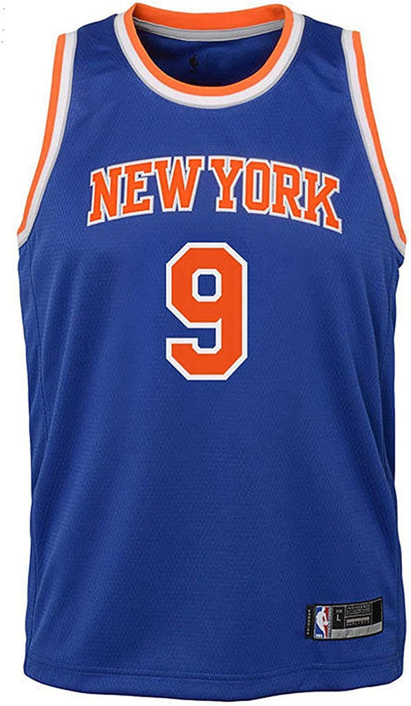 RJ Barrett New York Knicks #9 Blue Kids 4-7 Icon Edition Jersey (5-6)