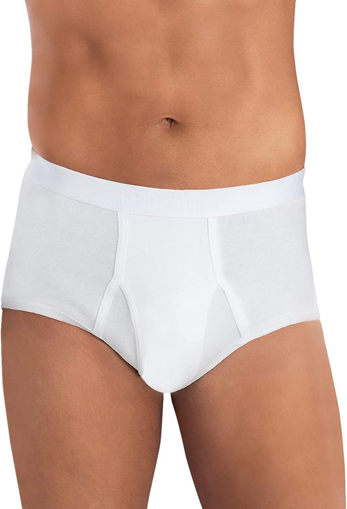 Fruit of the Loom Men's Premium Brief (6 Pack), White, X-Large