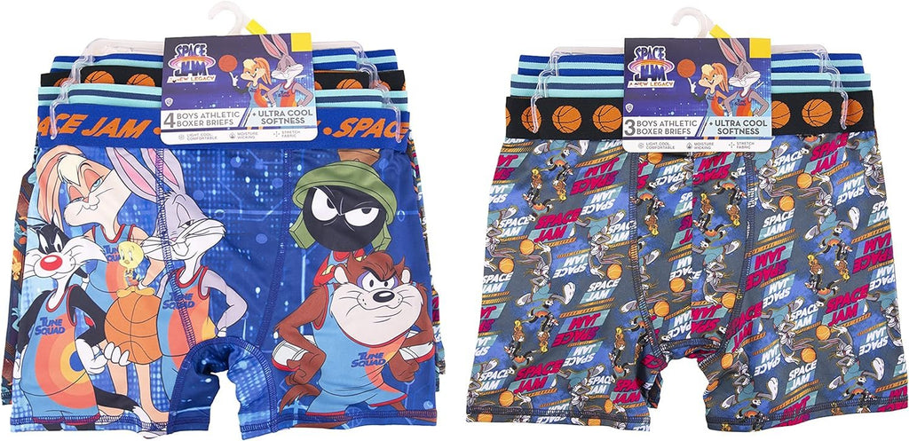 Space Jam Boys' Space Jam Underwear Multipacks, SpaceJam7pkBxrBr, 6