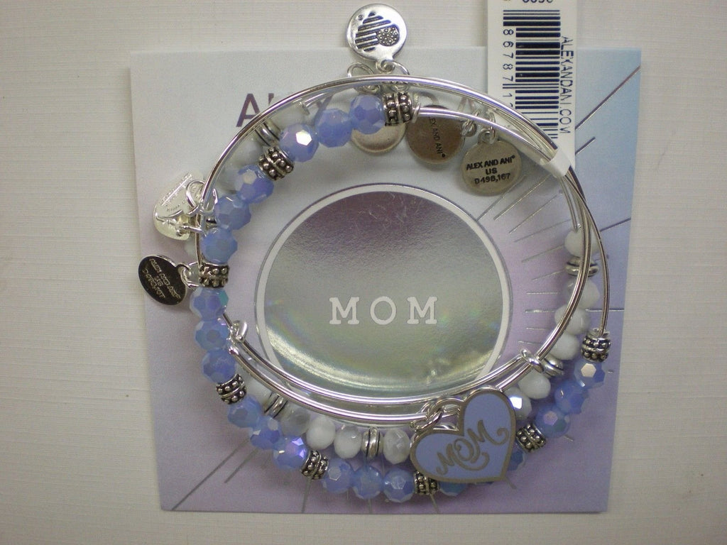 Alex and Ani Color Infusion Set of Three Mom Bangle Bracelet