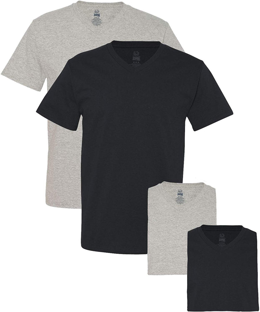 Fruit of the Loom Men's V-Neck T-shirt (Pack of 4)