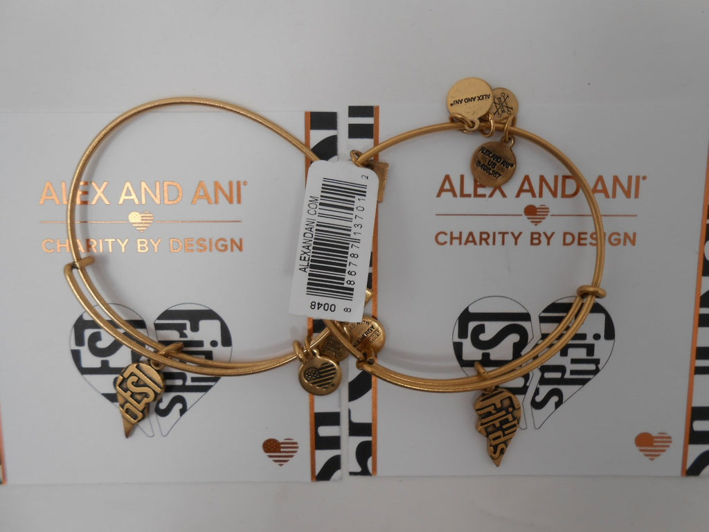 Alex and Ani Charity By Design, Best Friends Set of 2, Expandable