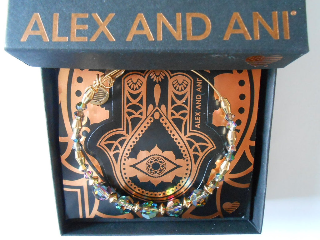 Alex and Ani Swarovski Crystal Beaded Mirror II Bangle