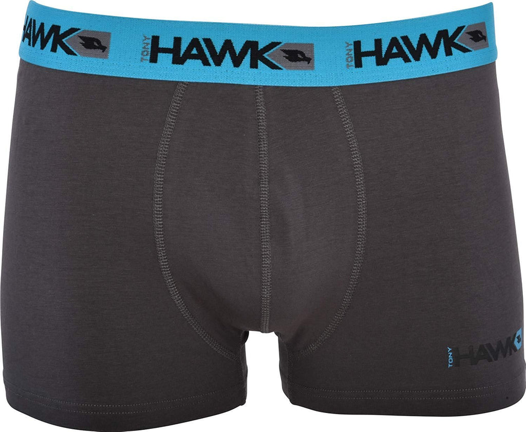 Tony Hawk Men's Boxer Briefs 8-PK Short Leg Trunk Athletic Cotton Stretch No Fly