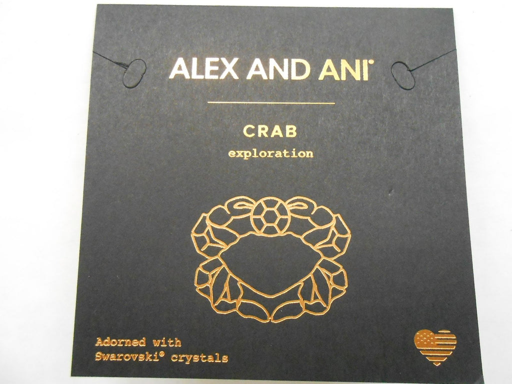 Alex and Ani Womens Crab Charm Bangle