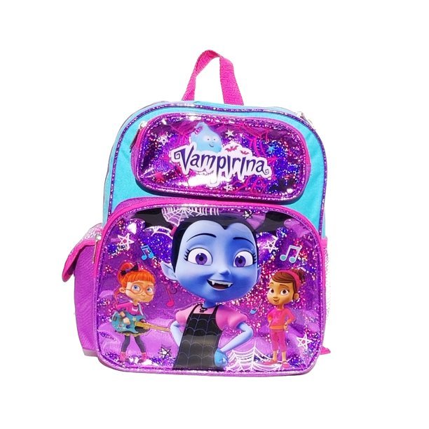 Disney Vampirina Purple & Shiny Large School Backpack 12"