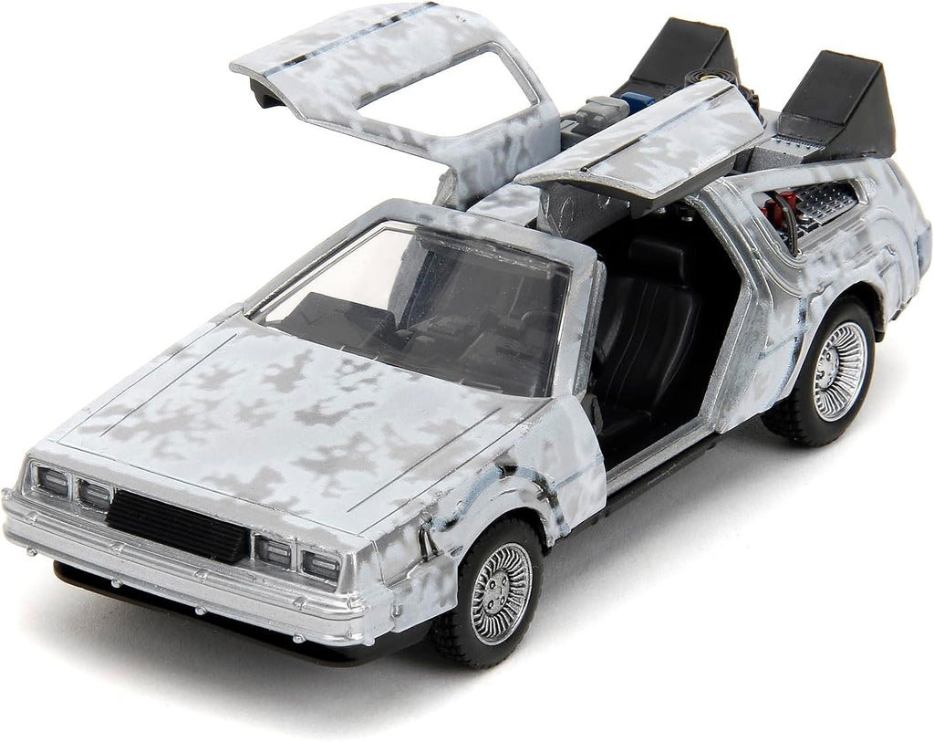 Back to The Future 1:32 Time Machine Frost Die-Cast Car, Toys for Kids and Adults