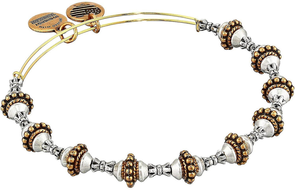 Alex and Ani Women's New Year New Me Beaded, Two-Tone Bracelet