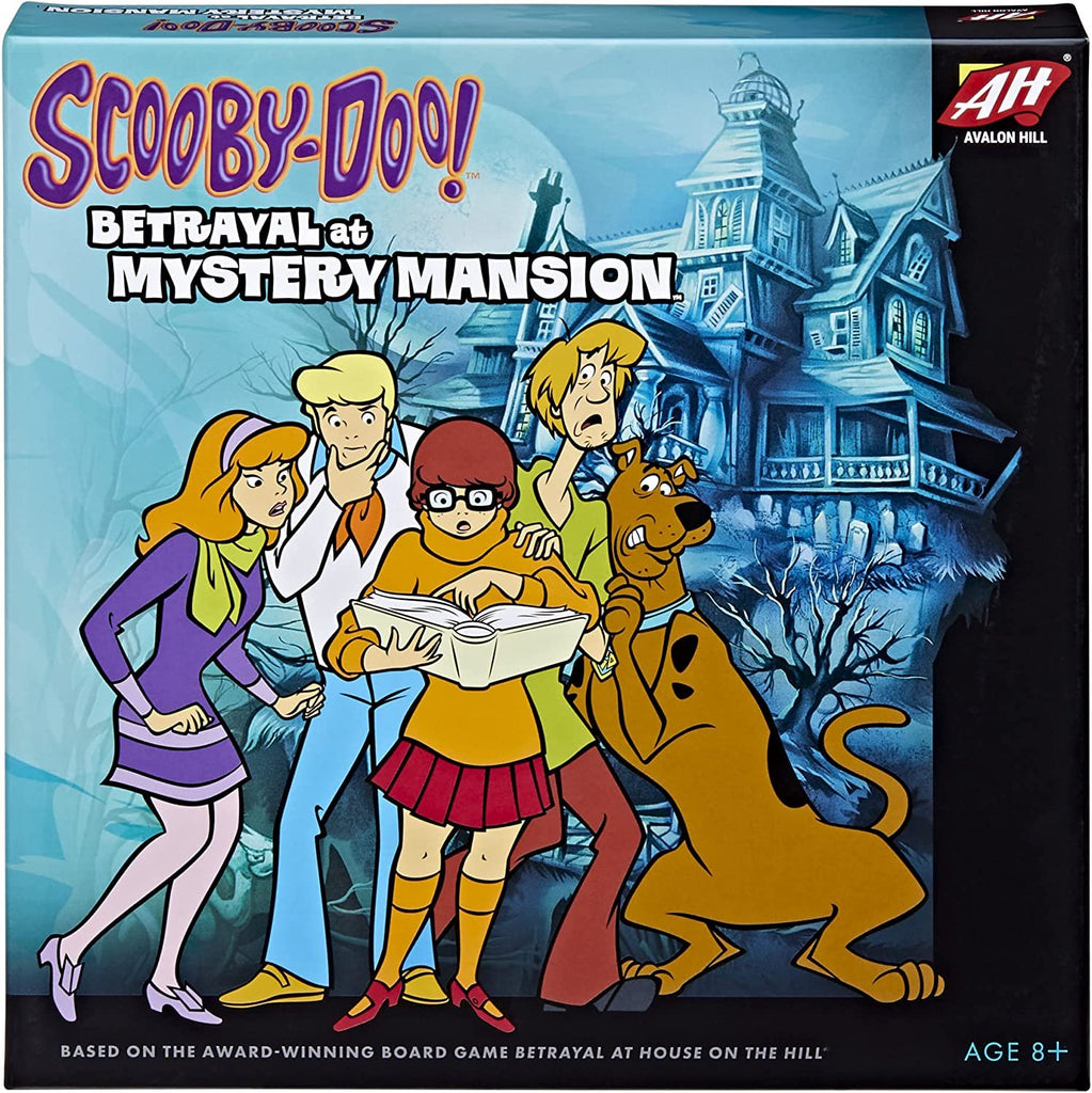 Avalon Hill Scooby Doo in Betrayal at Mystery Mansion | Official Scooby Doo + Betrayal at House on The Hill Board Game | Ages 8+ Black