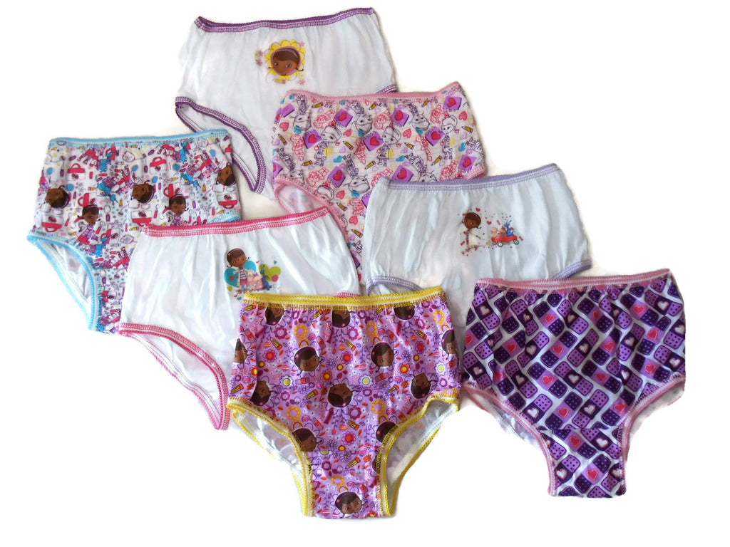 Disney Little Girls'  7-Pack Doc McStuffins  Underwear