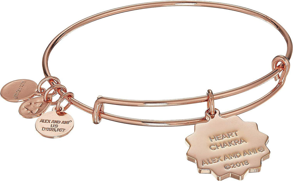 Alex and Ani Womens The Heart Chakra Bangle