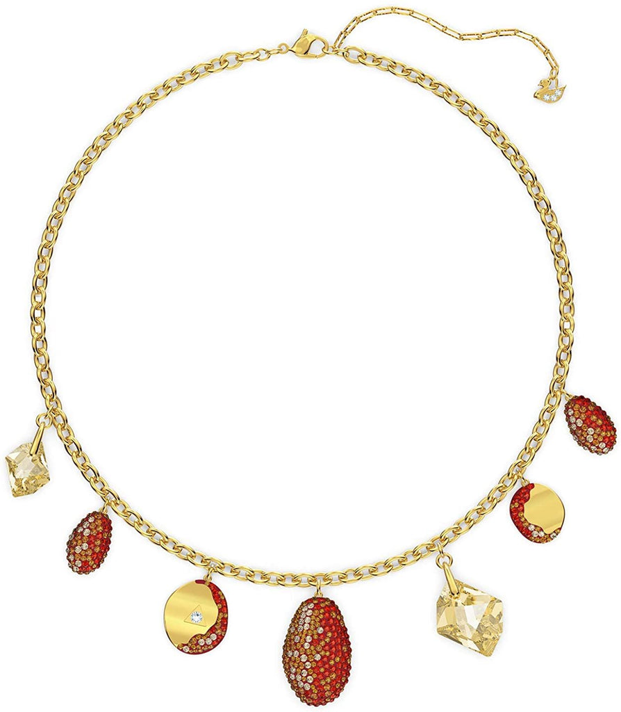 Swarovski The Elements Necklace Red Mixed Metal Plated