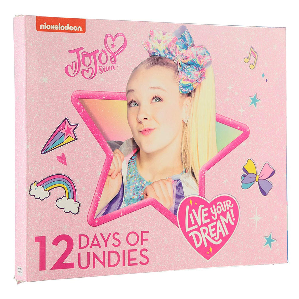 Nickelodeon Girls' JoJo Siwa 12 Days 'Un-Boxing' Panty Giftbox