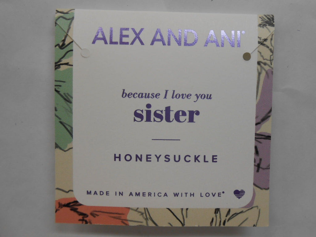 Alex and Ani Because I Love You, Sister II Expandable Bangle Bracelet