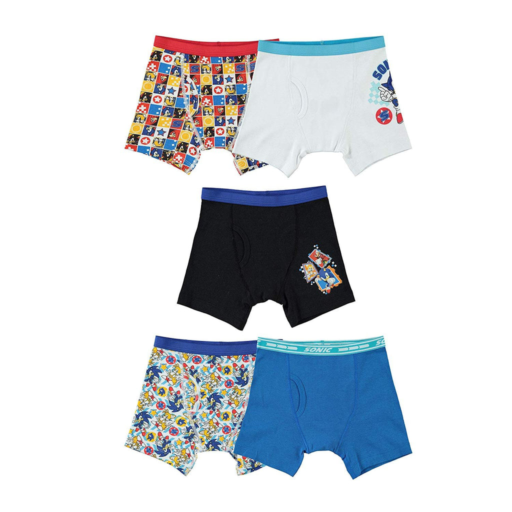 Handcraft Men's Sonic The Hedgehog 5pk Boxer Briefs