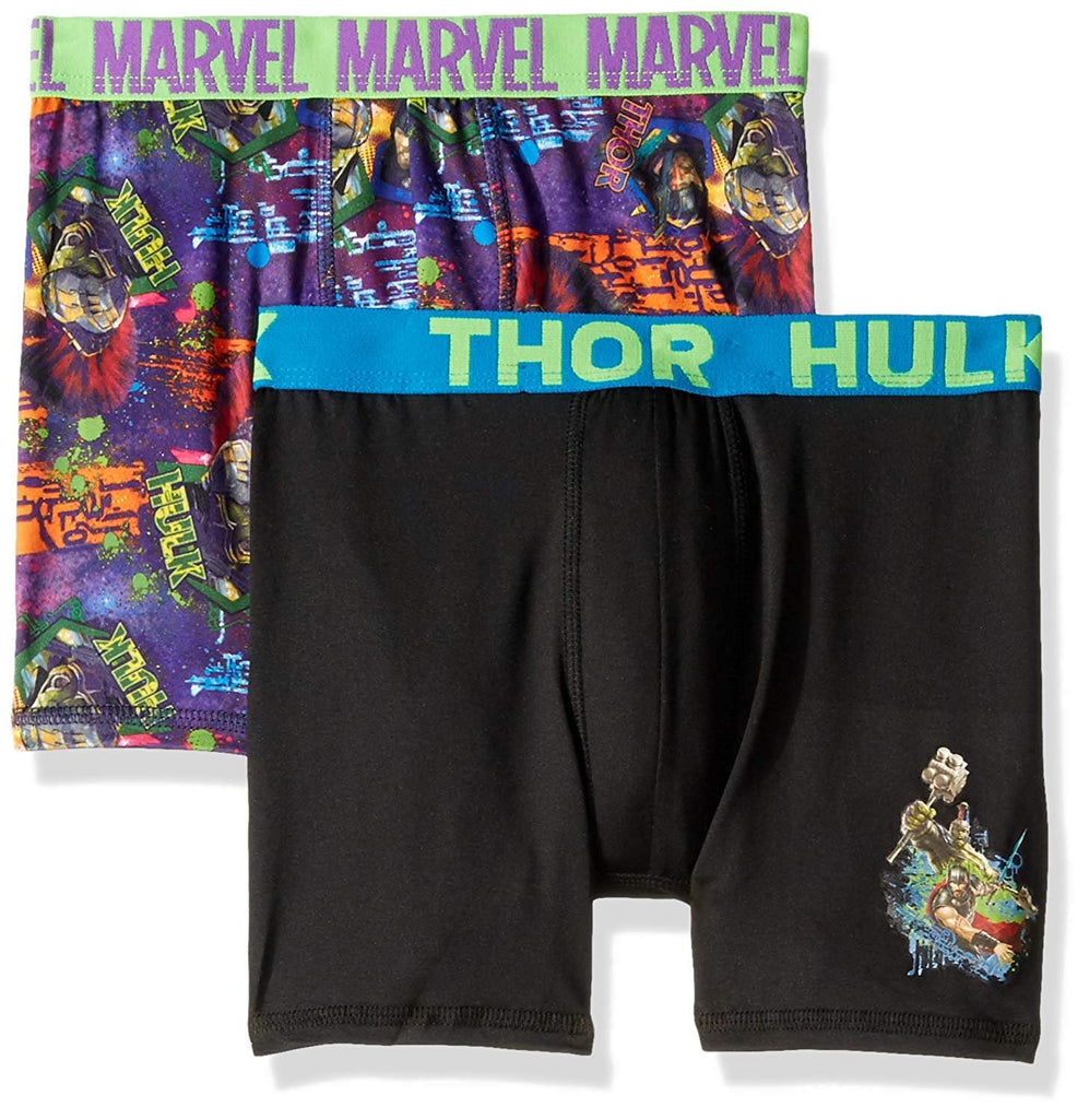 Marvel Boys' Thor 2-Pack Athletic Boxer Brief