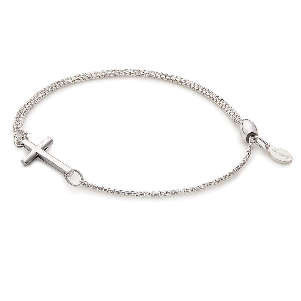 Alex and Ani Womens Precious II Collection Cross Adjustable Bracelet