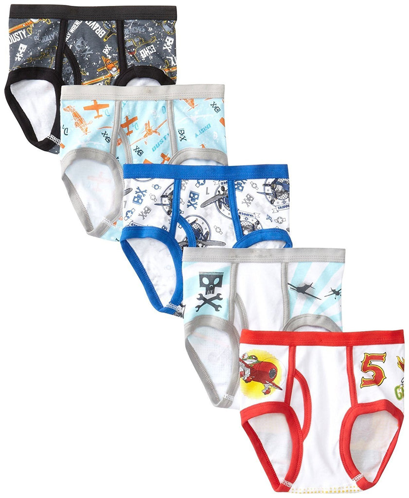 Disney Little Boys' Planes 5-Pack Brief