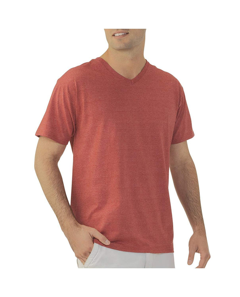 Fruit of the Loom Men's V-Neck T-Shirt Assorted Colors Size 2X, 3X, 4X