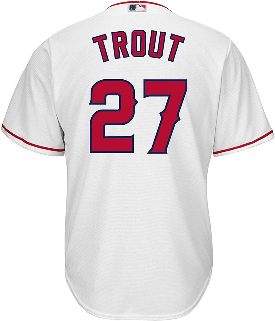 Outerstuff Mike Trout Los Angeles Angels MLB Toddler 2-4 Player Jersey (White Home, Toddler 2T)