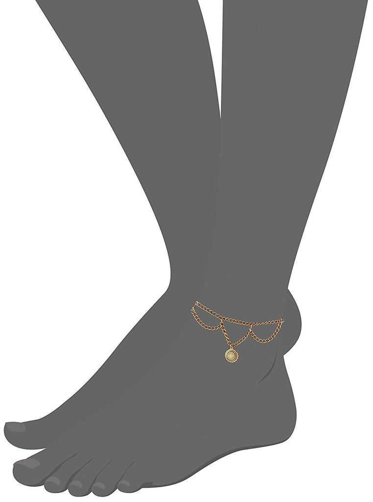 Alex and Ani Womens Sun Anklet