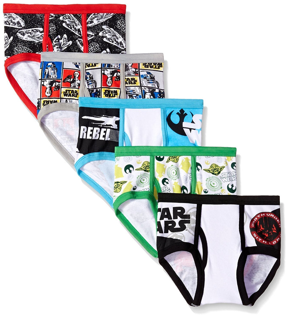 Star Wars Little Boys' Brief (Pack of 5)