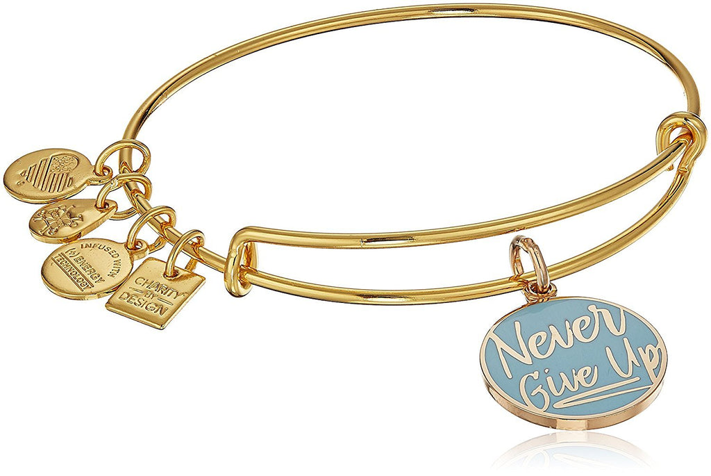 Alex and Ani Womens Charity by Design Never Give Up Bangle